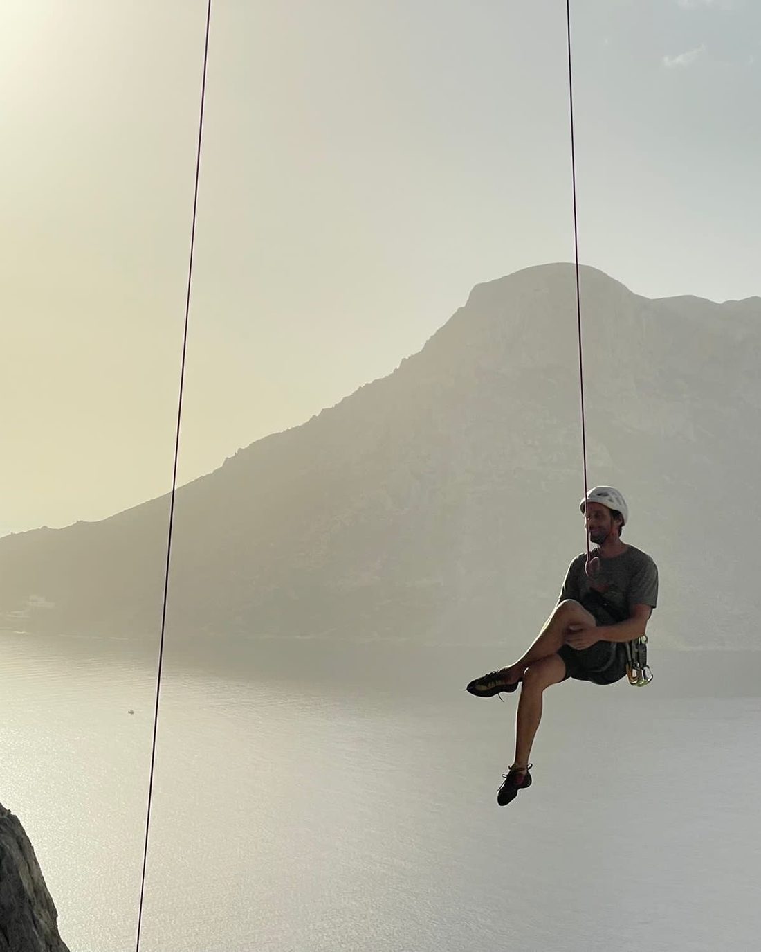 Escalade sur les falaises de Kalymnos