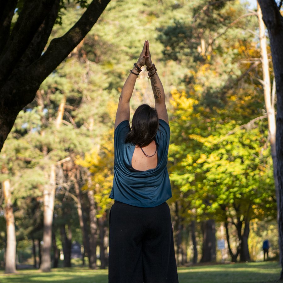 Séance de yoga thérapeutique